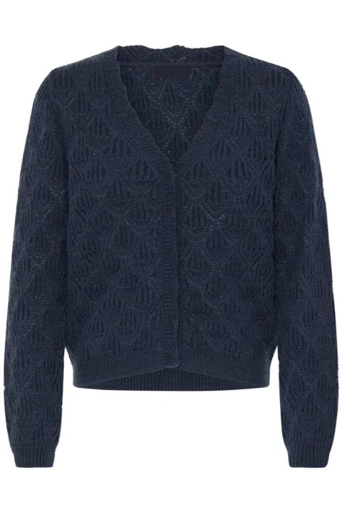 B Young Noppa Cardigan In Copenhagen Night Melange