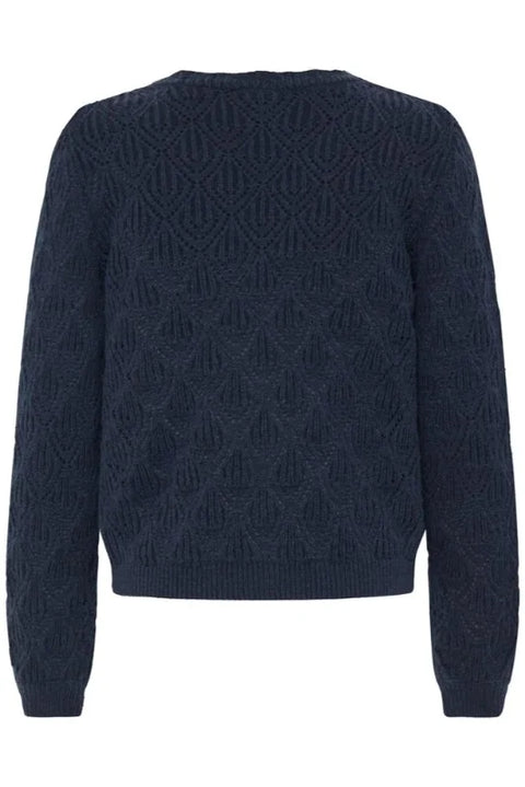 B Young Noppa Cardigan In Copenhagen Night Melange