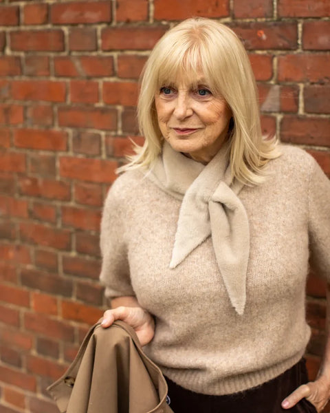 Chalk Nova Scarf In Cream