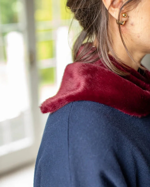 Chalk Nova Scarf In Merlot
