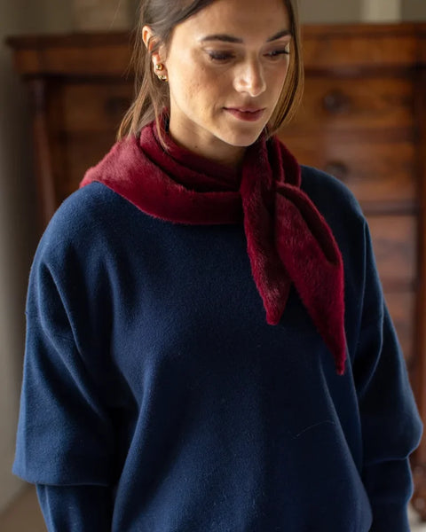 Chalk Nova Scarf In Merlot