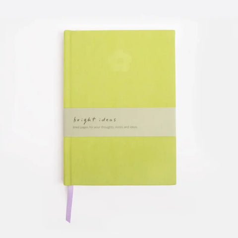 Caroline Gardner Gifts NTB103 Green Flower A5 Hardback Notebook