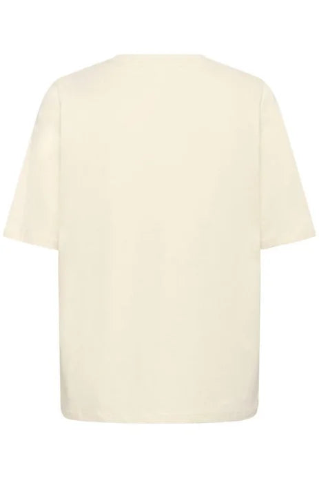 Saint Tropez Octavia T-Shirt In Creme