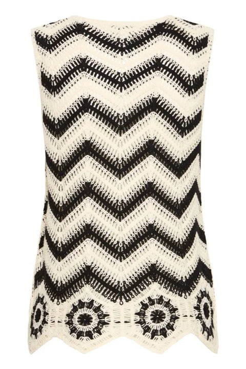 B Young Oesra Slipover In Birch Stripe