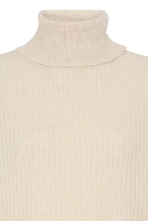 B Young Onema Rollneck In Birch Melange