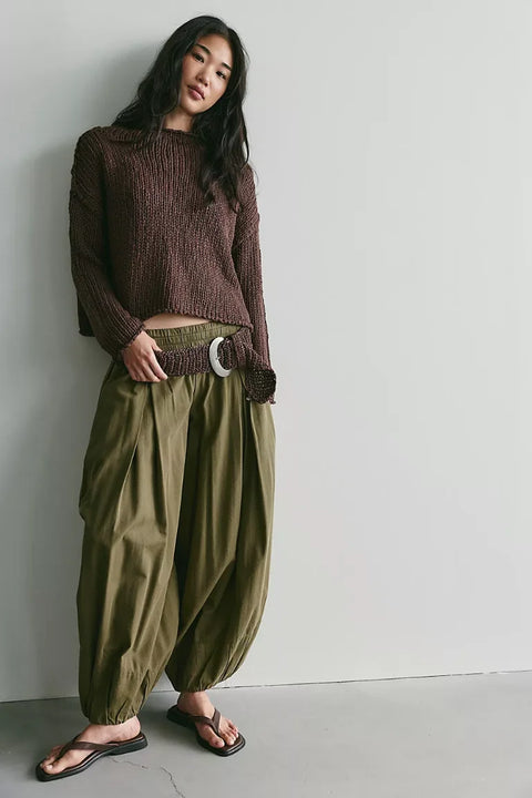 Free People Opal Sweater In Chicory Coffee
