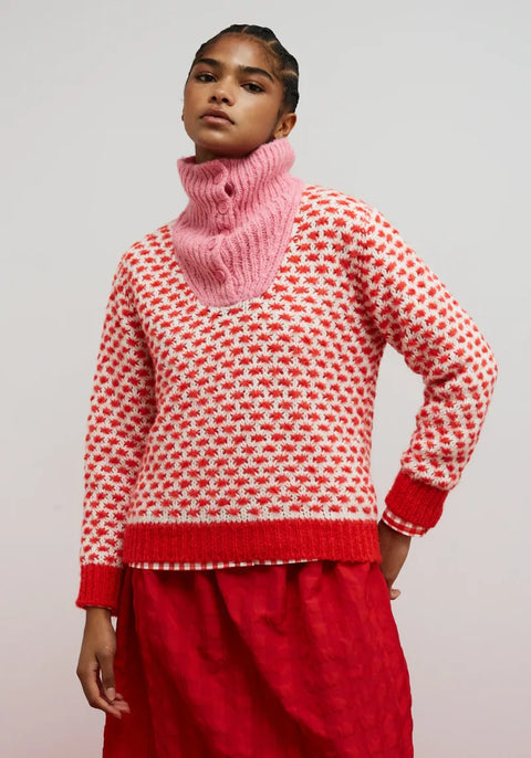 Dr Bloom Optimist Sweater In Pink