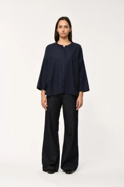 Humility Tiriane Blouse In Marine