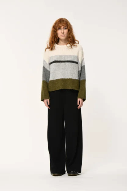 Humility Kosho Sweater In Military