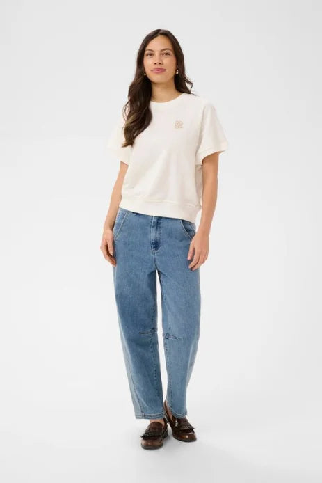 Saint Tropez Paulette Sweatshirt In Ice