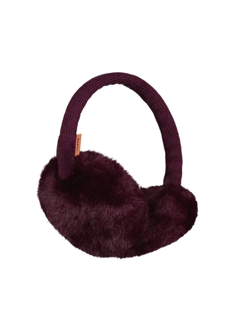 Barts Plush Earmuffs Aubergine