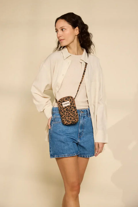 Hindbag Bill Leopard Cinnamon Phone Case