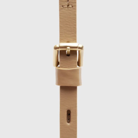 Ecotorie POW-COL-OAT Polly Woven Leather Bag In Oatmeal