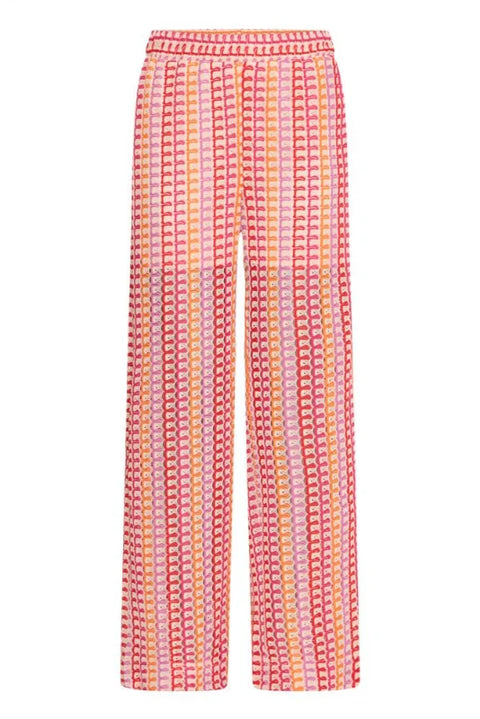 B Young Prisca Pants In Raspberry Rose Multi