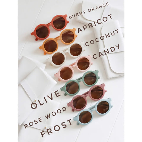 Ada Baby Baby And Kids Retro Sunglasses Apricot