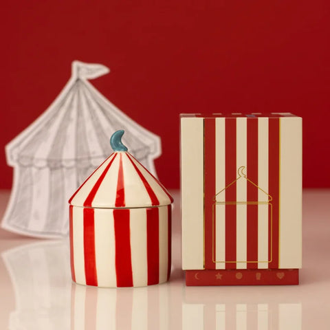 Zesty Lemons Carnival Ringmaster Red Candle - Plum & Pomegranate