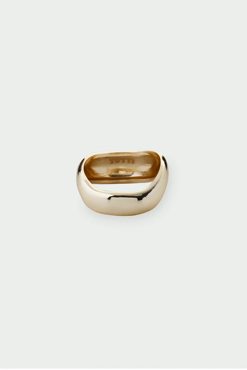 Tutti & Co RN360GM Wave Ring - M