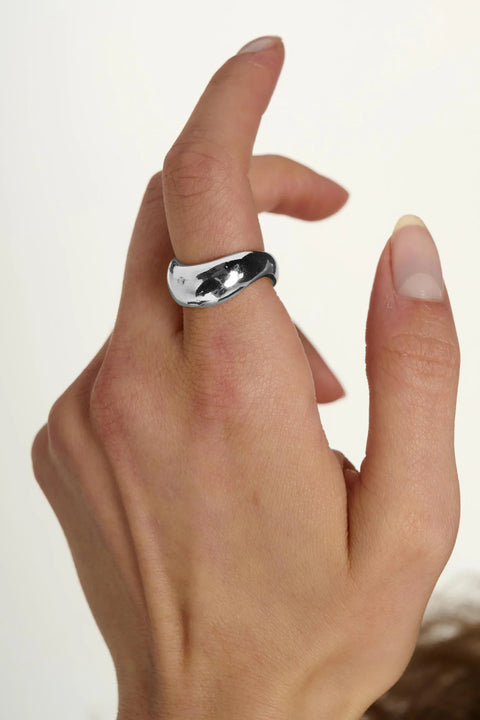 Tutti & Co RN360SM Wave Ring - M
