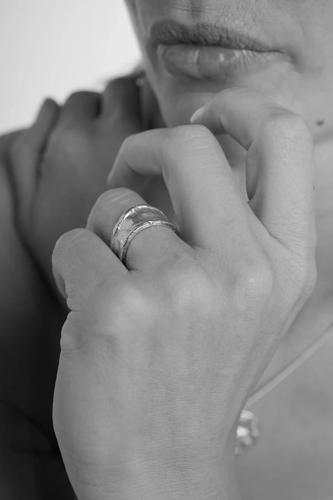 Tutti & Co RN362SM Driftline Ring - M