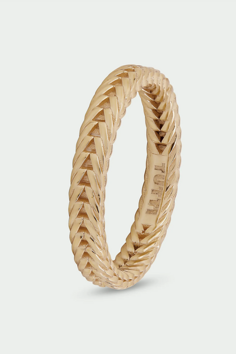 Tutti & Co RN369GM Woven Ring (M)