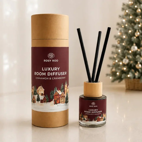 Rosy Roo Room Diffuser - Cinnamon & Cranberry