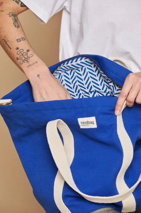 Hindbag Cesar Electric Blue Tote Bag