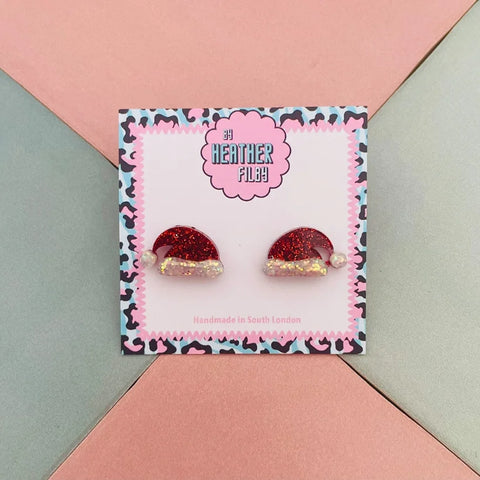 Heather Filby Santa Hat Stud