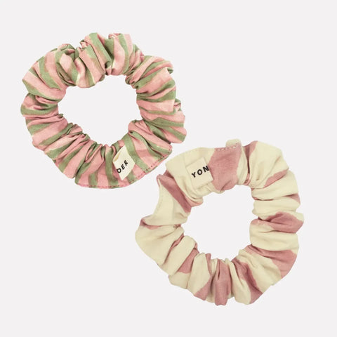 Yonder Cotton Mini Scrunchie Duo Ice Cream Mix