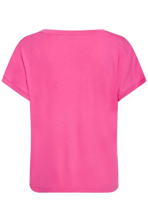 B Young Selita Tshirt In Raspberry Rose