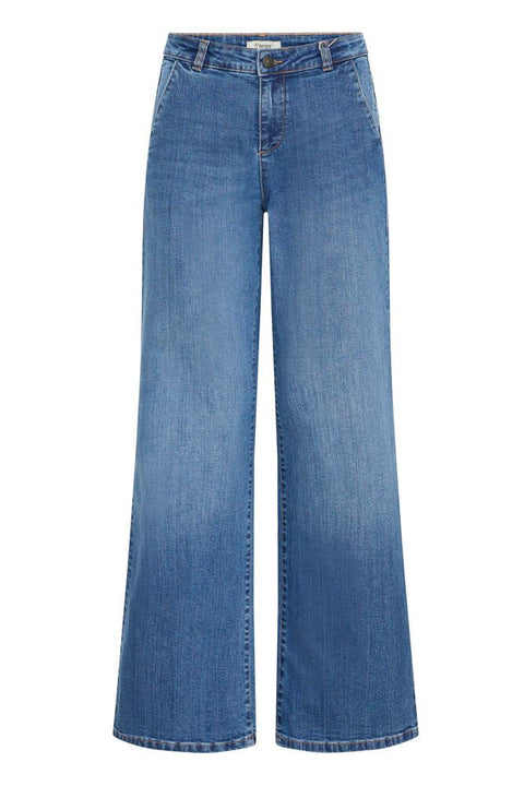 Fransa Selma 4  Fashion Fl Jeans In True Blue Denim