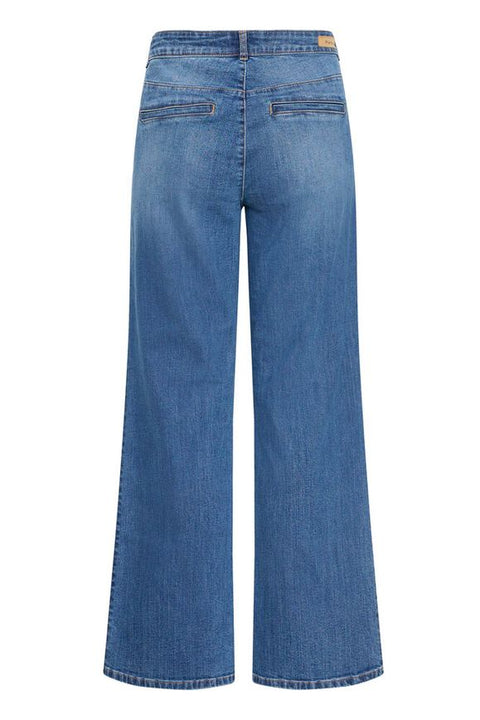 Fransa Selma 4  Fashion Fl Jeans In True Blue Denim