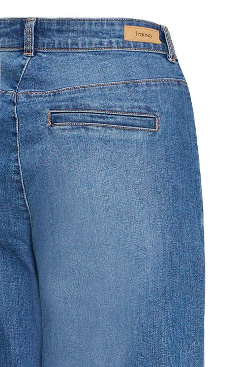 Fransa Selma 4  Fashion Fl Jeans In True Blue Denim