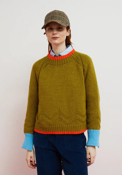 Dr Bloom Serpentine Sweater In Ochre