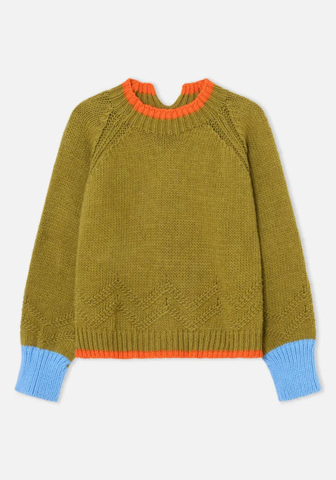 Dr Bloom Serpentine Sweater In Ochre