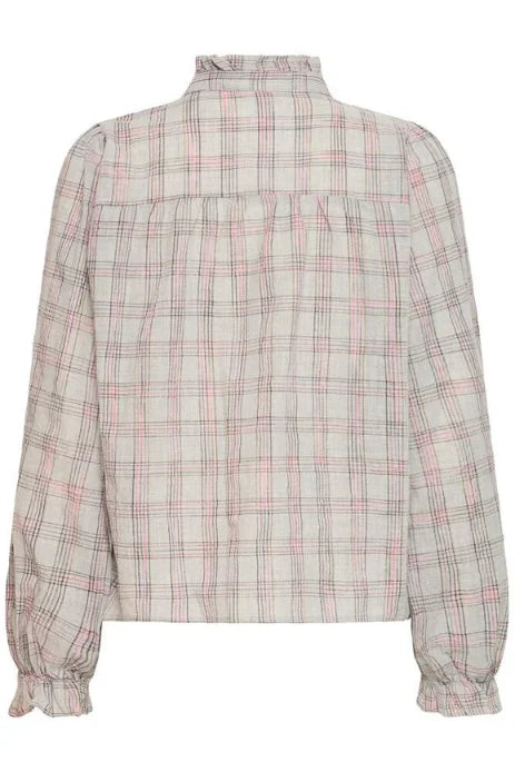 Pulz Shelly Blouse In Alloy