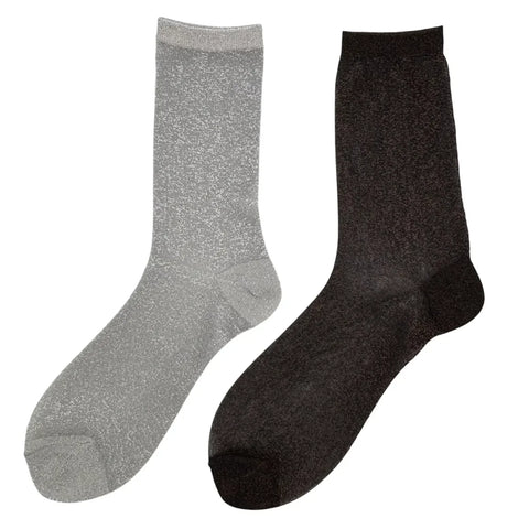Sixton London Silver & Brown Rio sock box duo