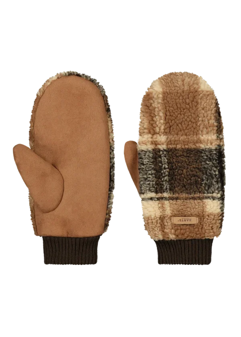 Barts Teddy Mitts Dark Brown
