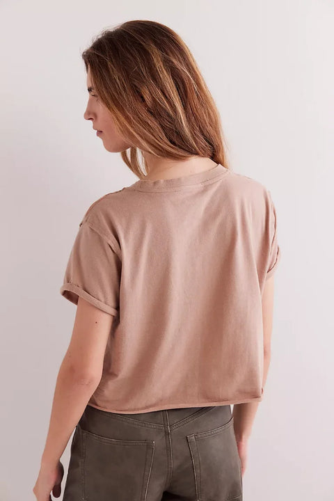 Free People The Perfect tee In Bunny
