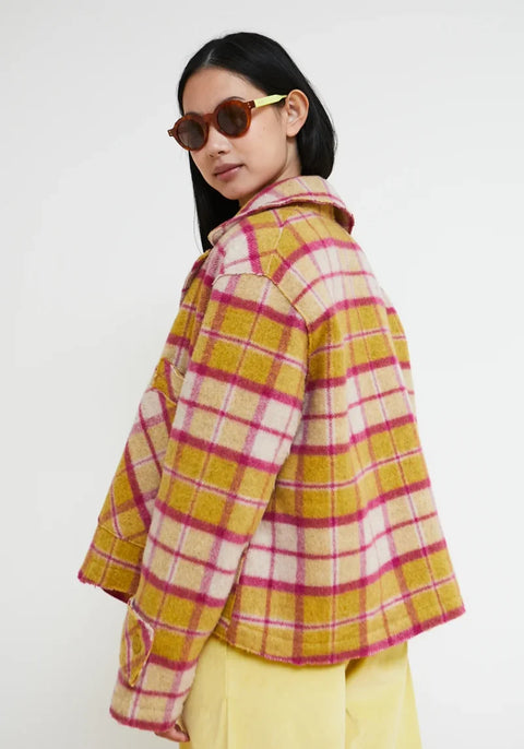 Dr Bloom Tile Jacket In Yellow
