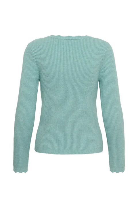 Saint Tropez Tristen Cardigan In Aqua Haze Melange