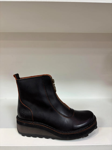 Fly London Holg182 In Java Black/Red