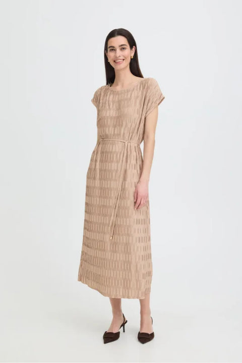 B Young Uvika Dress In Stucco