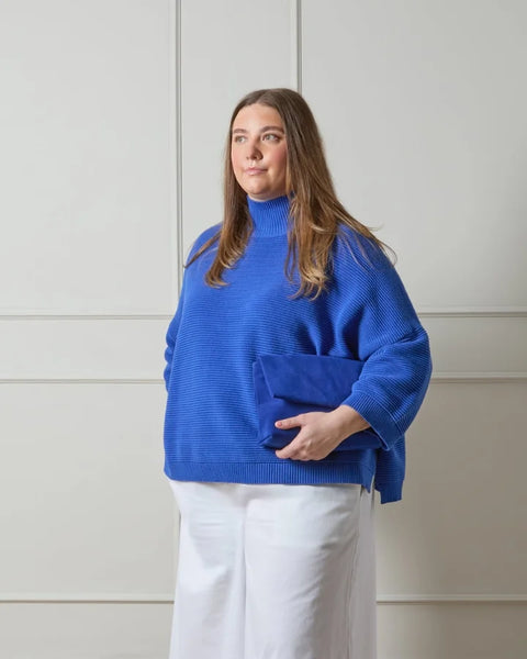 Chalk Vicki Jumper In Cobalt Blue