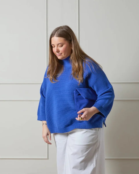 Chalk Vicki Jumper In Cobalt Blue