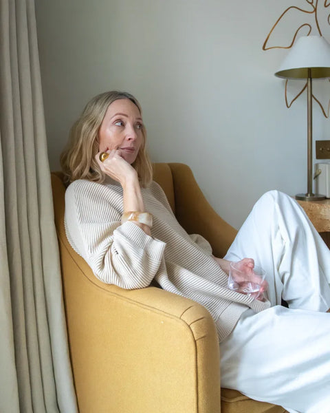 Chalk Vicki Jumper In Sand