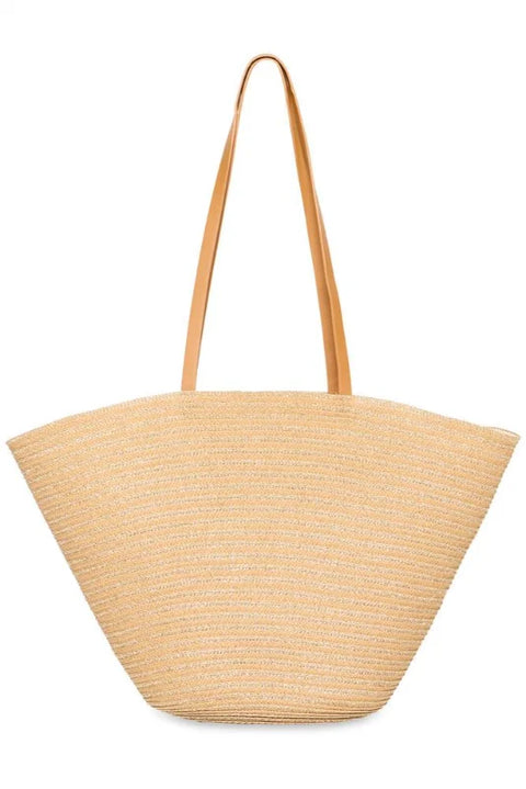 B Young Viesta Beach Bag In Natural Medium Straw