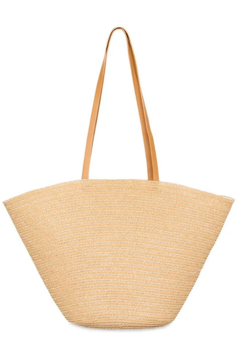 B Young Viesta Beach Bag In Natural Medium Straw