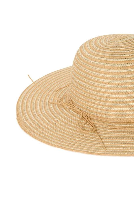 B Young Viesta Hat In Natural Medium Straw