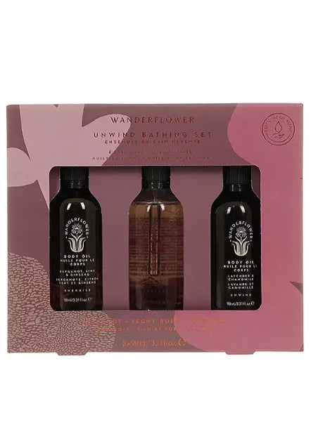 Wanderflower WFL0062UB-UK Wanderflower Unwind Bathing Set