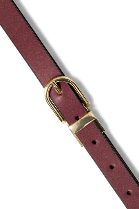 B Young Wessy Reversible Belt In Meteorite/Fig Reversible